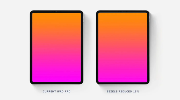 苹果将推出更紧凑OLED iPad Pro：边框收窄10-15%
